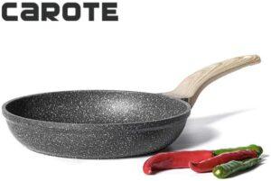 最便宜实用的一款不粘锅 Carote 8 Inch Non-stick Frying Pan Skillet Omelet Pan