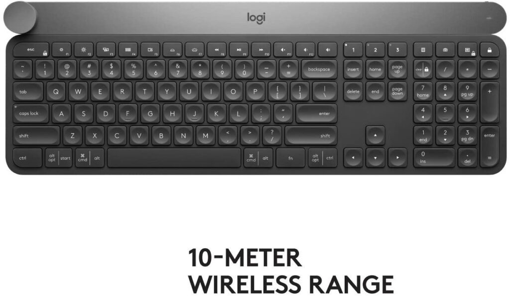 适合办公用的多功能无线键盘 logitech Craft Advanced Wireless Keyboard 