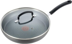 T-fal 不粘锅 T-fal Dishwasher Safe Cookware Fry Pan with Lid