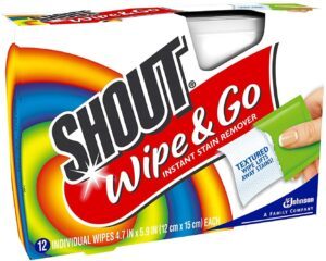 可以随身携带的去污湿巾 Portable Stain Remover Wipes