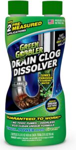 疏通马桶下面下水道的溶解液 Green Gobbler Drain Clog Dissolver
