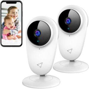 Victure 2pcs WiFi Video Baby Monitor