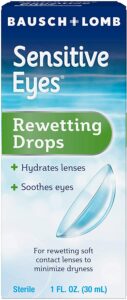最适合带隐形眼镜的人用的眼药水 Contact Lens Solution by Bausch & Lomb