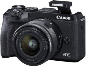 适合旅行的VLOG相机 Canon EOS M6 Mark II Mirrorless Camera