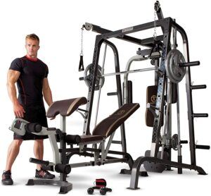 高级全面家庭健身设备 Marcy Smith Cage Workout Home Gym System 