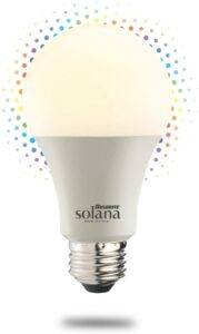 变色LED智能灯泡 Bulbrite Solana A19 WiFi Connected Color Changing LED Smart Light Bulb