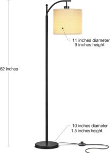 整体最佳落地灯 Brightech Montage Bedroom & Living Room Floor Lamp 