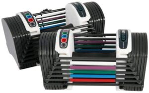 易于存放的家用锻炼哑铃 PowerBlock Sport 24 Adjustable Dumbbel