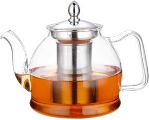 玻璃茶壶 Hiware 1000ml Glass Teapot with Removable Infuser