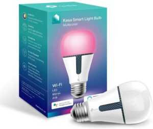可以多色调光的LED智能灯泡：Kasa Smart Light Bulb