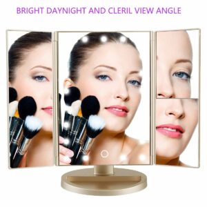 带灯的化妆镜 Tri-Fold Lighted Vanity Mirror