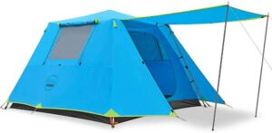 户外帐篷 KAZOO Family Camping Tent Large Waterproof Pop Up Tents 3 OR4 Person Room Cabin Tent