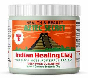深层清洁毛孔的面部、头发和身体面膜 Aztec Secret – Indian Healing Clay 