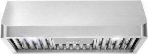 Cosmo QB75 30 in. Under Cabinet Range Hood with Push Button Controls