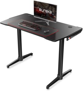 电脑桌推荐EUREKA ERGONOMIC 43 Inch Curved Gaming Desk