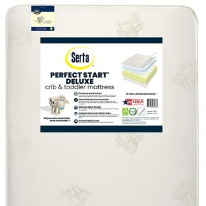 Serta Perfect Start 豪华纤维芯 泡沫婴儿床床垫