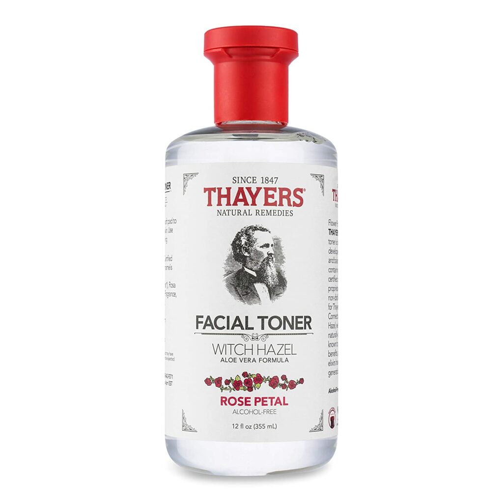 Thayers面部爽肤水Thayers Alcohol-Free Rose Petal Witch Hazel Facial Toner 