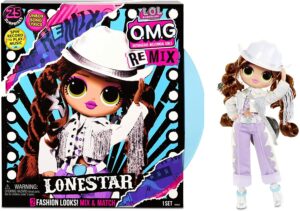 小女孩非常喜欢的LOL玩具 LOL Surprise OMG Remix Lonestar Fashion Doll