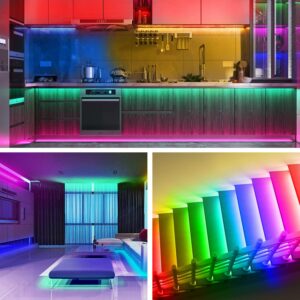 最佳智能彩色灯条：GUSODOR LED Strip Lights RGB Strips