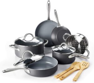 最佳陶瓷锅烹饪套装：GreenPan Lima Ceramic Non-Stick Cookware Set