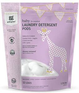 美国宝宝洗衣液推荐Grab Green {Stage 2} Natural Baby Laundry Detergent Pods