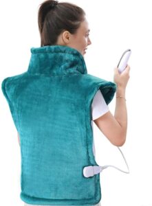 最适合颈部和背部疼痛的：Large Heating Pad for Back and Shoulder