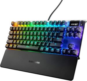 最佳通用式游戏机械键盘 SteelSeries Apex 7 TKL Compact Mechanical Gaming Keyboard 
