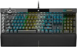 最好的游戏键盘 CORSAIR 海盗船 K100 RGB 光学机械游戏键盘