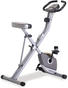 最适合小型空间的健身车 Exerpeutic Folding Magnetic Upright Exercise Bike 