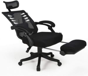 最佳可倾斜的网状办公椅：Hbada Reclining Office Desk Chair 