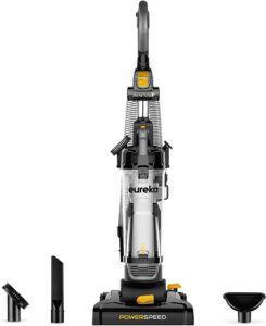 最佳立式宠物吸尘器：Eureka PowerSpeed Bagless Upright Vacuum Cleaner, Pet Turbo, Black