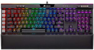 最佳触觉式开关游戏机械键盘 Corsair K95 RGB Platinum XT Mechanical Gaming Keyboard