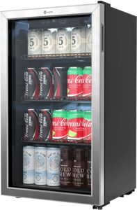 适合办公室的柜式迷你冰箱 Vremi Beverage Refrigerator and Cooler