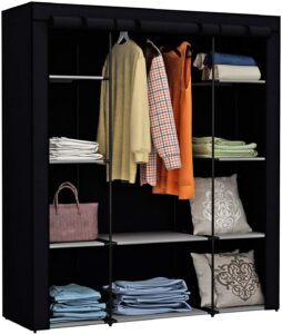 便携式衣柜储物架 Homebi Clothes Closet Portable Wardrobe Durable Clothes Storage Organizer