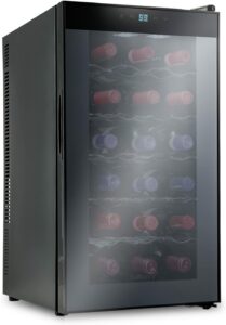 好评度很高的一款红酒冷藏柜 Ivation 18 Bottle Thermoelectric Red And White Wine Cooler