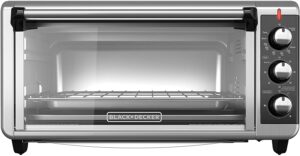 最实惠的对流式电烤箱 BLACK+DECKER TO3250XSB 8-Slice Extra Wide Convection Countertop Toaster Oven