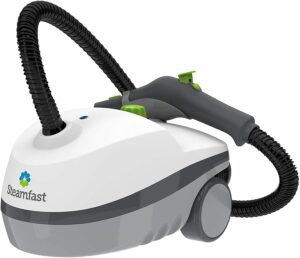 最轻便灵活的罐式蒸汽清洁机  Steamfast SF-370 Canister Cleaner with 15 Accessories-All-Natural, Chemical-Free Pressurized Steam Cleaner