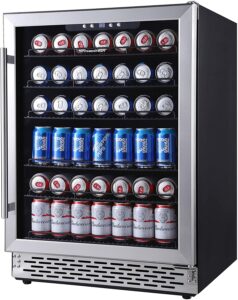 最适合装啤酒的柜式迷你冰箱 Phiestina 24 Inch Beverage Cooler Refrigerator