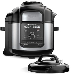 忍者FD401压力锅，电蒸锅和空气炸锅 Ninja FD401 Foodi 8-Quart 9-in-1 Deluxe XL Pressure Cooker