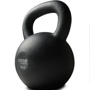 泰坦健身铸铁壶铃(50磅) Titan Fitness Cast Iron Kettlebell 50lb