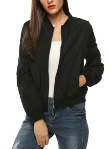 Zeagoo Women's Bomber Jacket Casual Coat 女士外套推荐