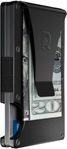 军用级铝制钱包 The Ridge Slim Minimalist Front Pocket RFID Blocking Metal Wallets for Men