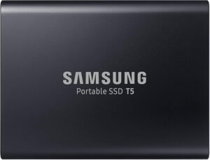 在家工作用的移动硬盘 SAMSUNG T5 Portable SSD 1TB