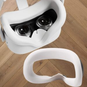 避免整个VR眼镜冒汗的最佳方法，使用Topcovos VR界面盖 Topcovos Newest VR Silicone Interfacial Cover for Oculus Quest 2