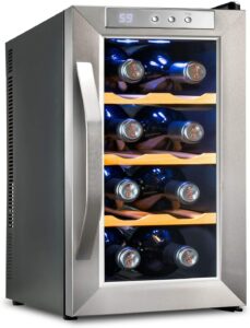 最佳8瓶迷你酒柜 Ivation Premium Stainless Steel 8 Bottle Thermoelectric Wine Cooler