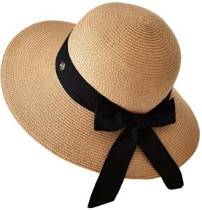 太阳帽 Lanzom Women Beach Sun Hat UPF50+