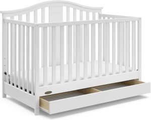 带抽屉的4合1可转换婴儿床 Graco Solano 4-in-1 Convertible Crib with Drawer 