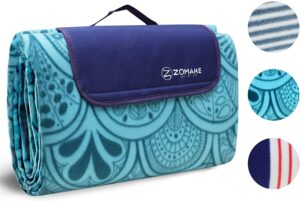 野餐毯子防水超大户外沙滩毯 ZOMAKE Picnic Blanket Mat Waterproof Extra Large
