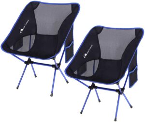 易于折叠和携带，最轻便的沙滩椅MOON LENCE Outdoor Ultralight Portable Folding Chairs