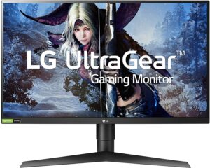 LG 27寸 2K 144Hz IPS 1ms NVIDIA G-SYNC兼容游戏显示器 LG 27GL83A-B 27Inch IPS 1ms Gaming Monitor